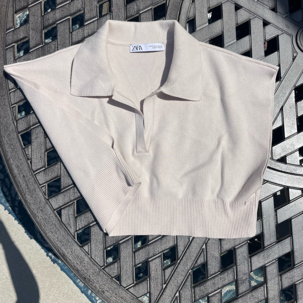 Zara Cream Vest